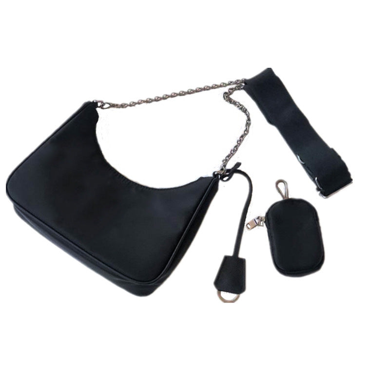 Nylon Bag Retro Niche Design Chain Slant Carry