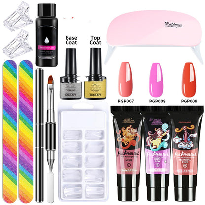 Manicure 13-piece Crystal Extended Glue Set