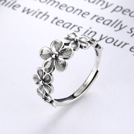 Eye Daisy Winter Plum Temperament Popular Joint Ring