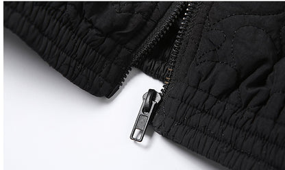 Zipper Waist Hot Girl Padded Jacket