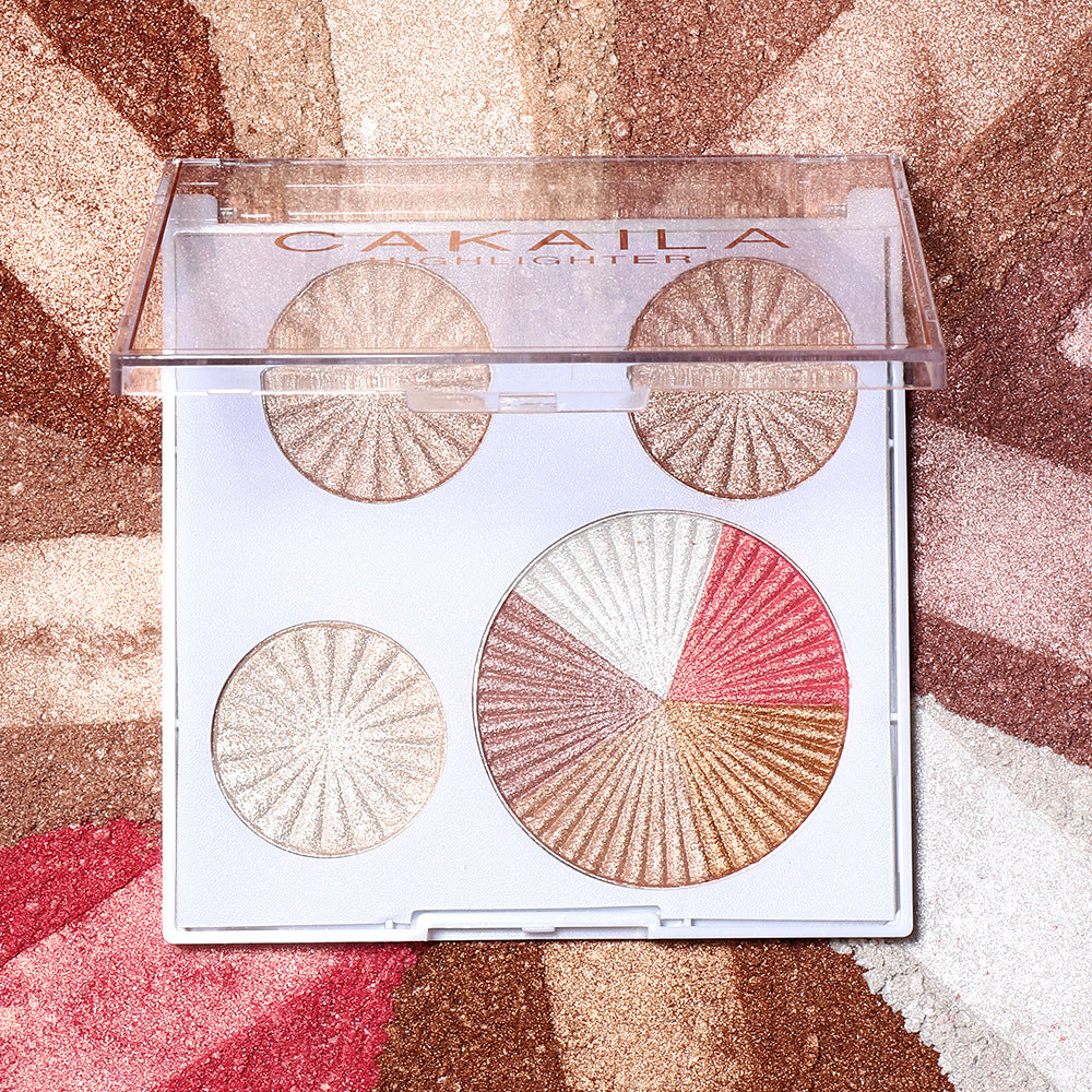 8-color Highlighting Powder Enhances Silhouette Contouring