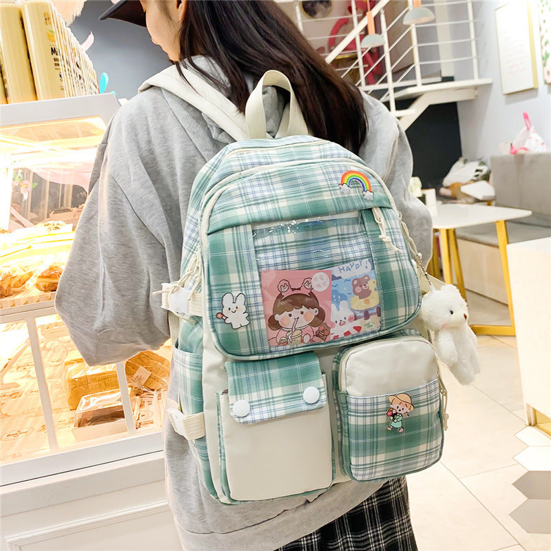 Ziday Backpack Literary Middle School Students Junior High  Primary