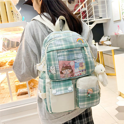 Ziday Backpack Literary Middle School Students Junior High  Primary