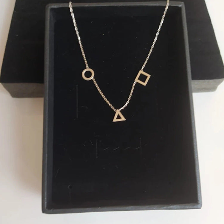 New Fashion And Simple Geometric Short Exquisite Short Necklace