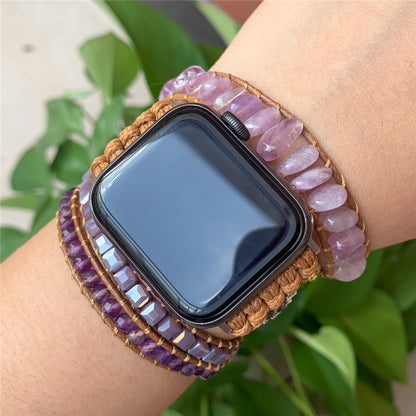 Natural Stone Multi-layer Winding Hand-woven Watch Strap