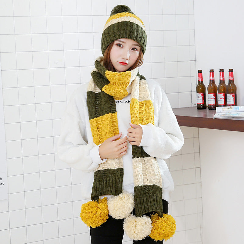 Autumn And Winter All-match Knitted Hat Woolen Hat