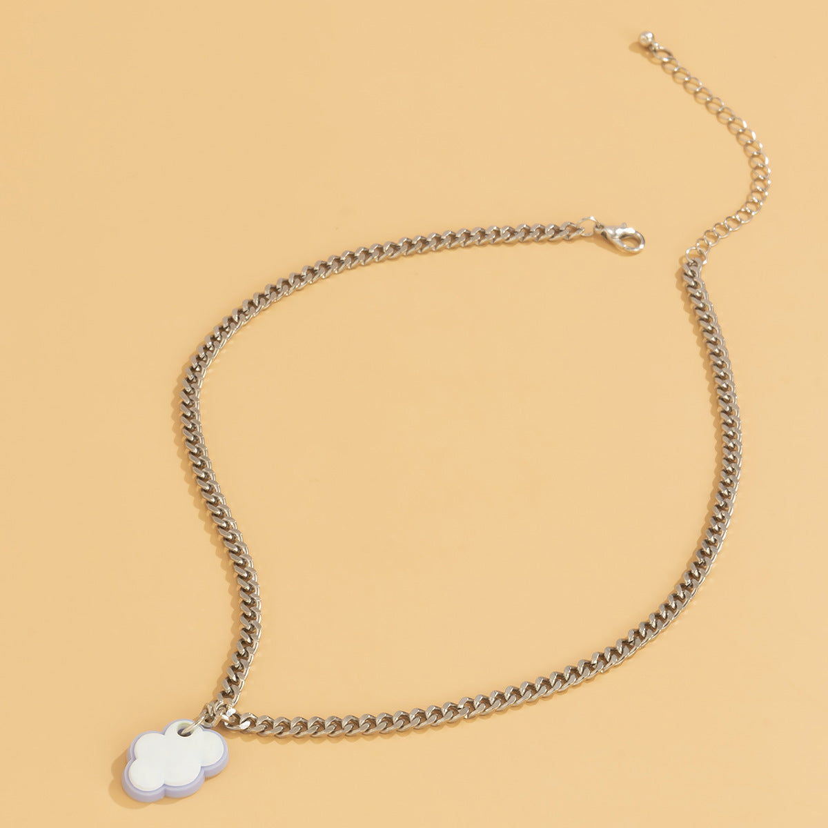 Geometric Cloud Female Clavicle Chain