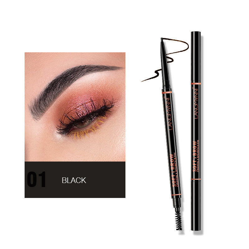 Double-head Rotating Automatic Eyebrow Pencil