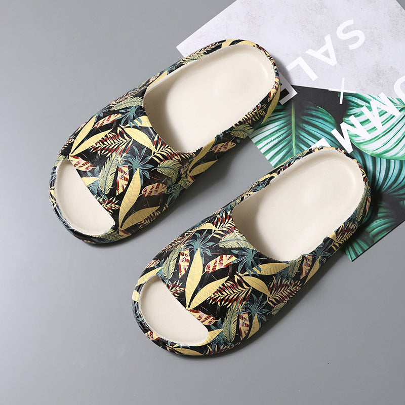 Coconut Outer Wear Thick-soled Beach Flip Flops