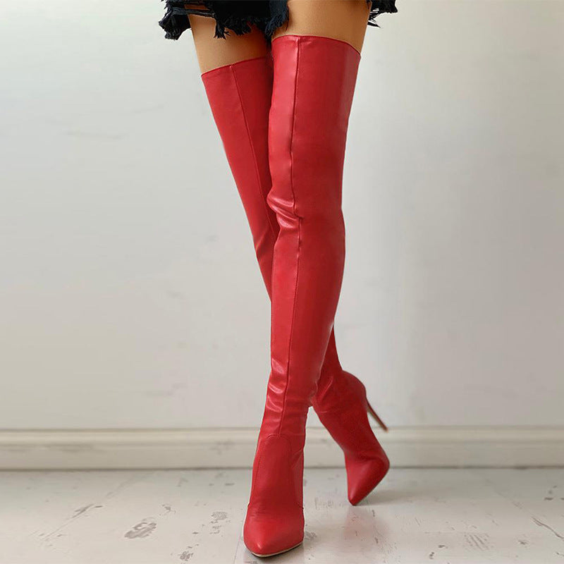 Fashionable Personality Over-the-knee Plus Size Women's Boots