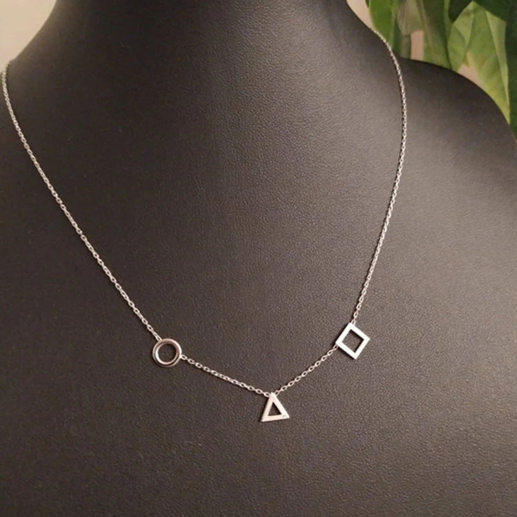 New Fashion And Simple Geometric Short Exquisite Short Necklace