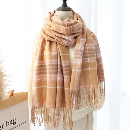 Fashion Women's Versatile Thick Warm Long Shawl Scarf