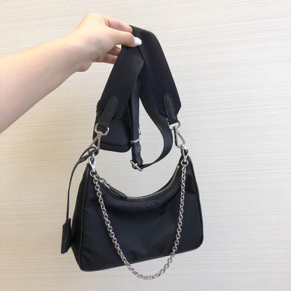 Nylon Bag Retro Niche Design Chain Slant Carry