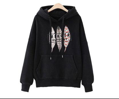 Hooded Sweater Girls Plus Velvet Thickening