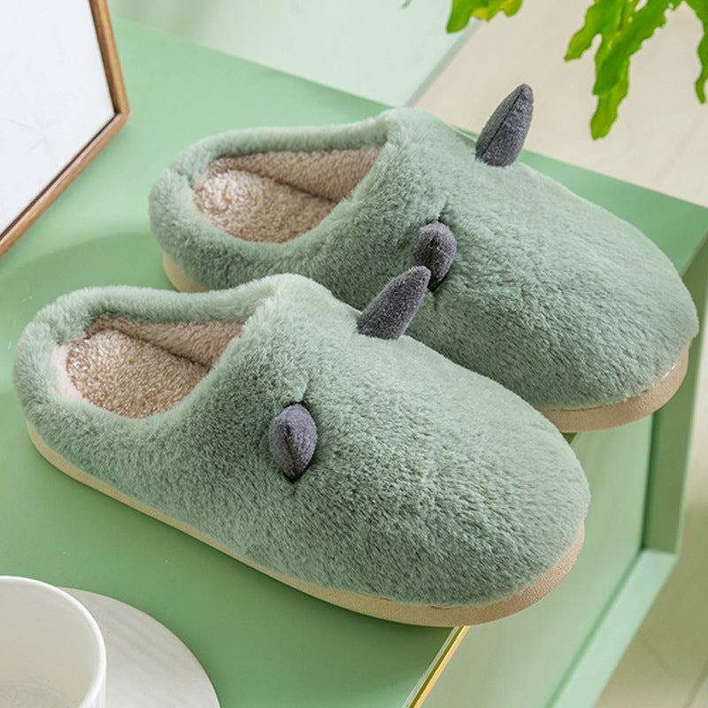 Home Warmth Confinement Cotton Slippers Bag Heel