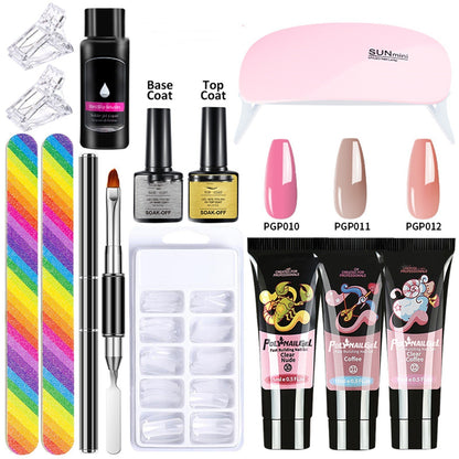 Manicure 13-piece Crystal Extended Glue Set