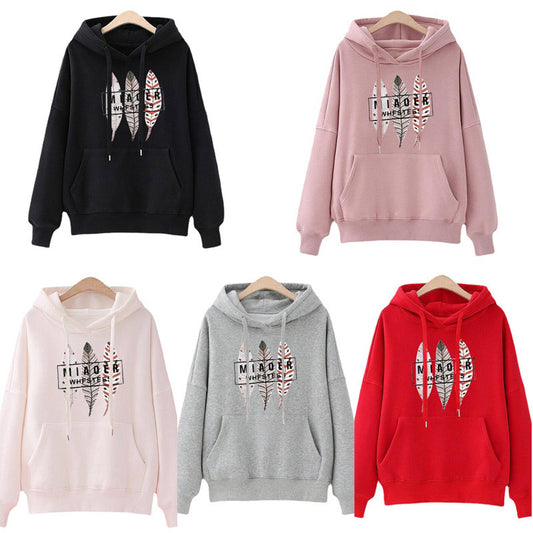 Hooded Sweater Girls Plus Velvet Thickening