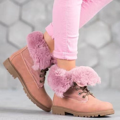 New Casual Ankle With Thick Warm Cotton Boots