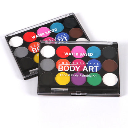 15 Color Body Painting Pigment Face