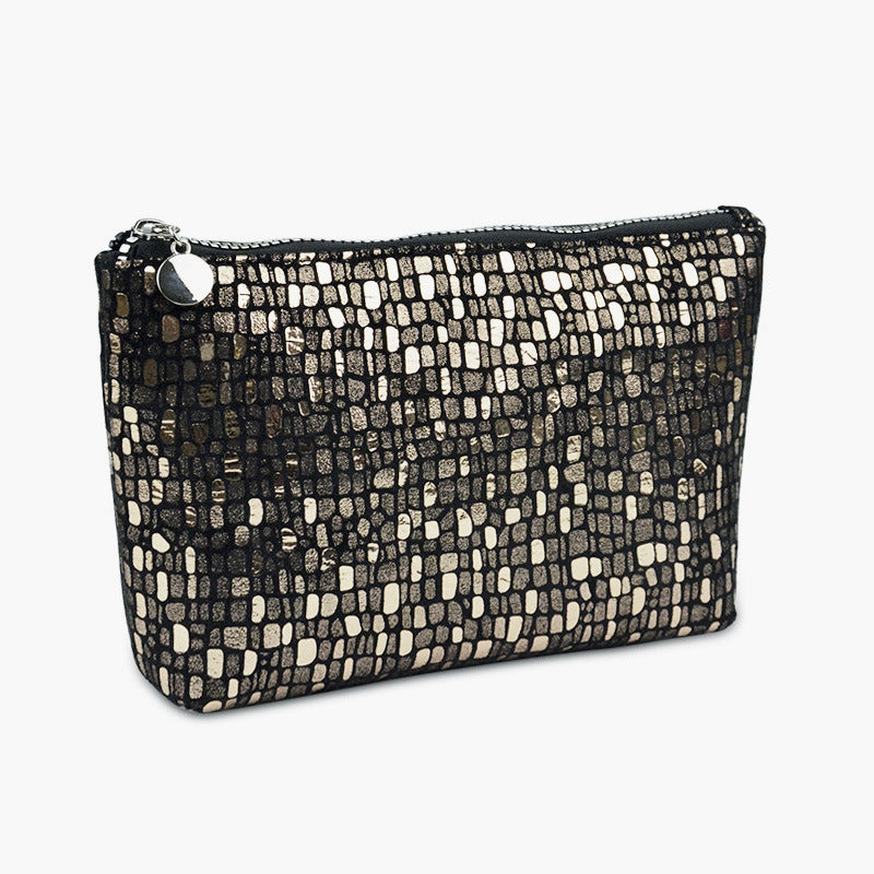 Pvc Cool Pearl Glitter Cosmetic Bag Clutch