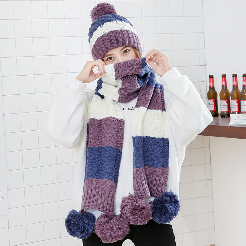 Autumn And Winter All-match Knitted Hat Woolen Hat