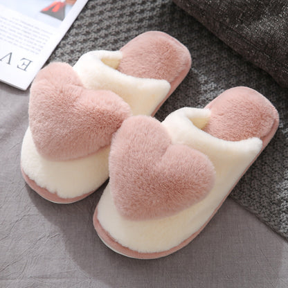 Love Women's Home Thick Warm Slippers