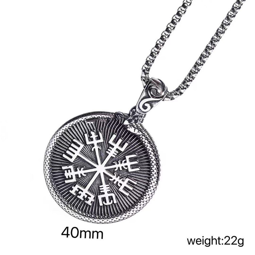 Fashion Snake Titanium Steel Medal Necklace